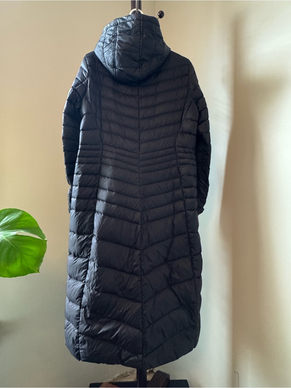 Lands end Wanderweight Down Ultralight  Hooded Maxi Coat - Picture 4 of 7
